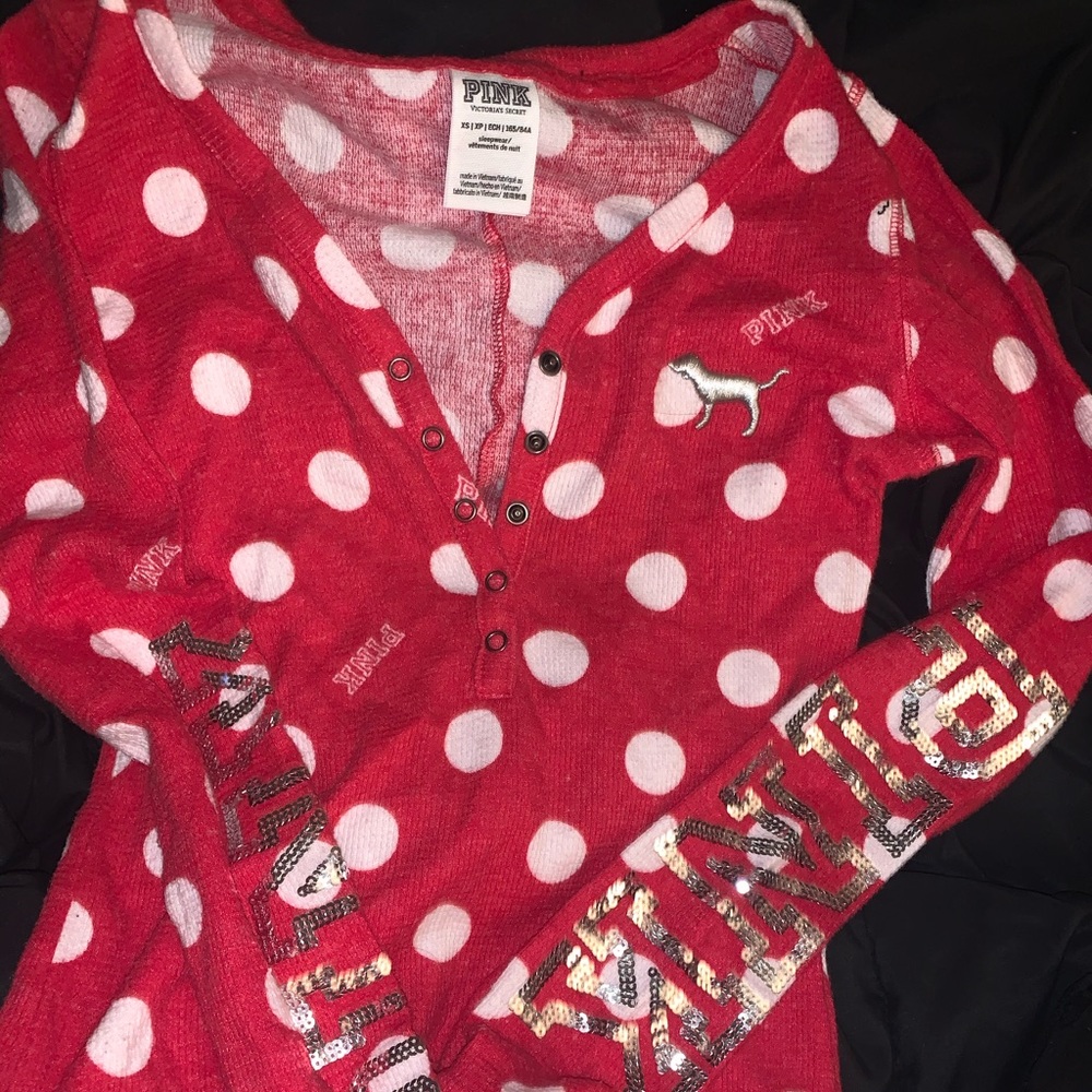 victoria secret pink onesie